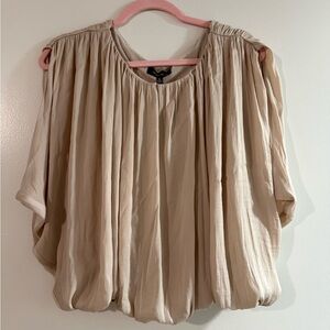 Elegant Beige Women's Top